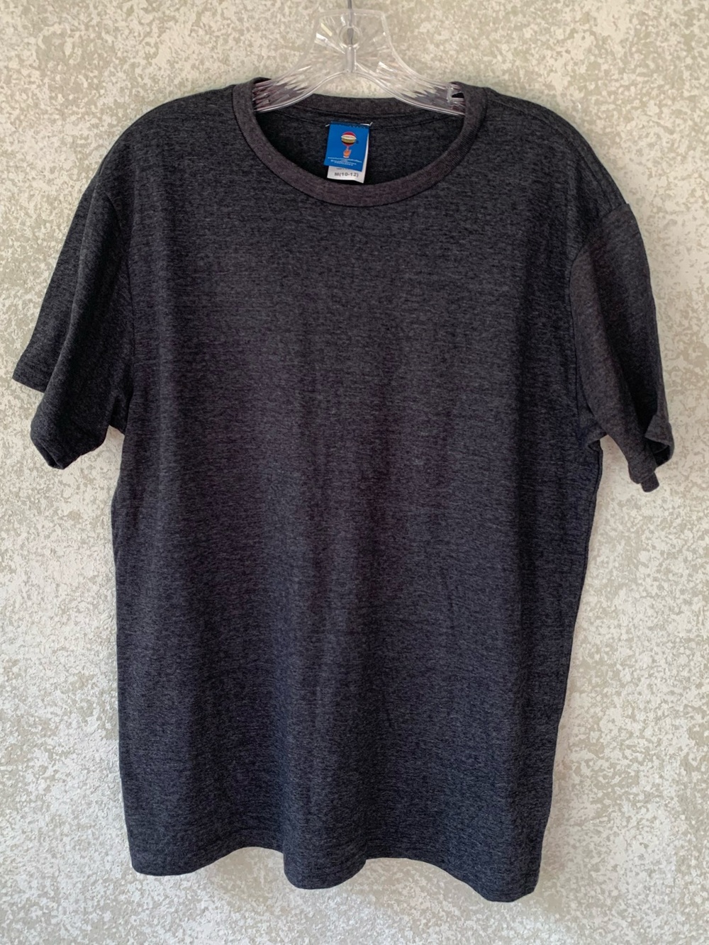 Trotters Charcoal Short Sleeve Crew Neck T-Shirt Medium 10-12 Cotton NWOT